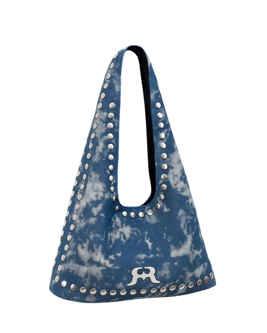 Tie-Dye denim rebel tote